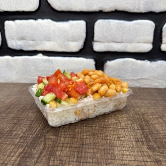 Sade Pilav Üstü Salata Ve Kuru Fasülye  (Küçük) görseli