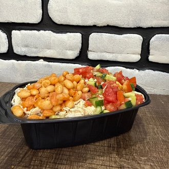Tavuklu Pilav Üstü Salata Ve Kuru Fasülye  (1,5 Porsiyon) görseli