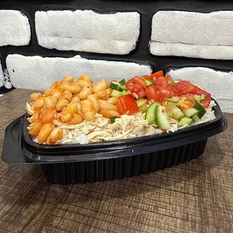 Tavuklu Pilav Üstü Salata Ve Kuru Fasülye  (Büyük) görseli