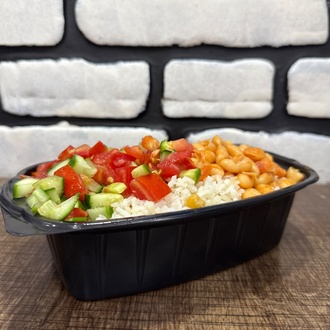 Sadepilav Üstü Salata Ve Kuru Fasülye (1,5 Porsiyon) görseli