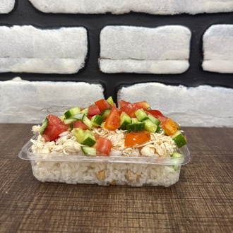 Tavuklu Pilav Üstüne Salata (Küçük) görseli
