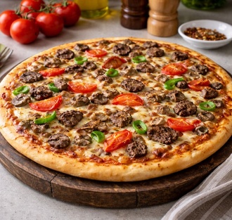Kavurmalı Pizza görseli
