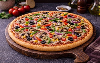 Vegetarian Pizza görseli