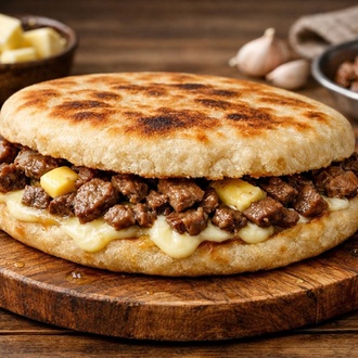 Kavurmalı Kaşarlı Bazlama görseli