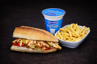 Tavuk Döner Mega Ekmek Arası (L) Menü görseli