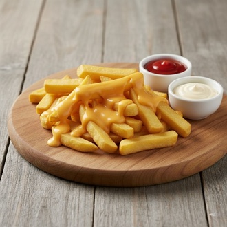 Cheddar Soslu Patates Kızartması görseli