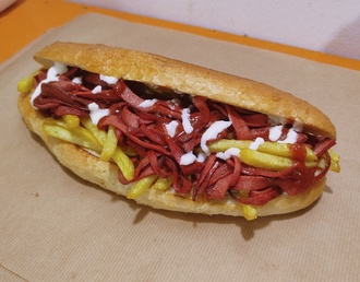 Sosisli Patso Sandviç görseli