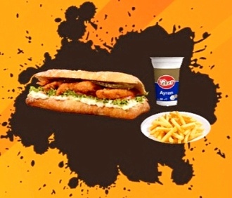 Ekmek Arası Çıtır Tavuk Menü görseli