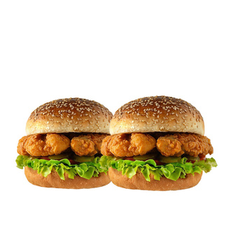 Double Chicken Burger Menü görseli