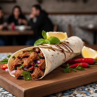 Çiğ Köfte Dürüm görseli