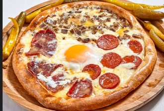 Karışık Bafra Pidesi (Yuvarlak) görseli