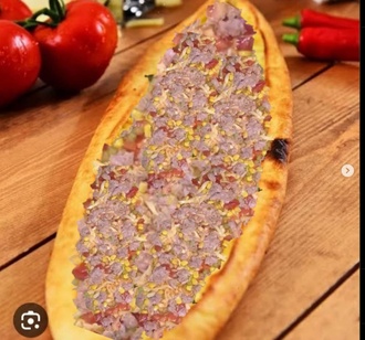 Ton Balıklı Bafra Pidesi (Açık) (Kayık) görseli