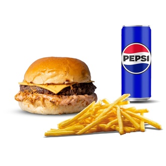 Buffalo Soslu Burger (120 G) Menü görseli