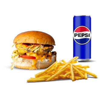 Klasik Hamburger (120 G) Menü görseli