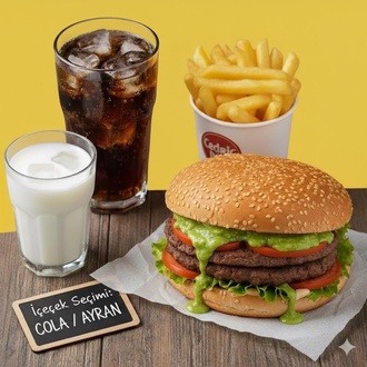 Avakadolu Hamburger Menü görseli