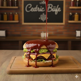 Barbekü Soslu Hamburger görseli