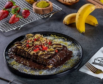 Bitter Çikolatalı Waffle görseli