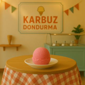 Çilekli Dondurma görseli