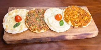 Mix Mini Lahmacun Tabağı (4 Adet) görseli