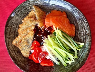 Teriyaki Soslu Somon Bowl görseli