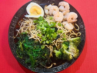 Karidesli Ramen görseli