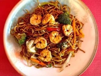 Karidesli Noodle görseli