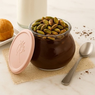 Kavanozda Antep Fıstıklı Profiterol (250 Gr.) görseli