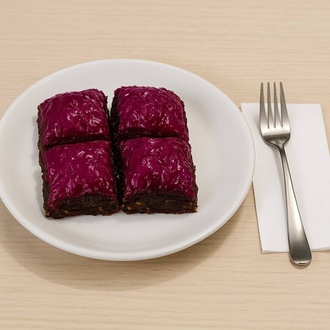 Vegan Mor Baklava (250 Gr.) görseli