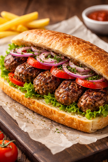 Yarım Ekmek Arası Köfte görseli