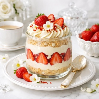 Çilekli Magnolia görseli