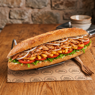 Tam Ekmek Arası Tavuk Döner görseli