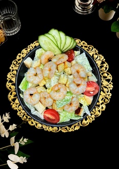 Karidesli Sezar Salatası görseli