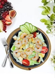 Karidesli Sezar Salatası görseli