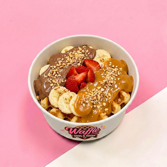 Karamel Karmaşa Waffle Bowl (L) görseli