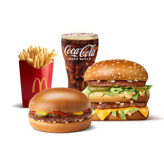 Big Mac + Hamburger Menü görseli