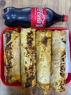 4'Lü Katık Tavuk Döner Menü 1 Litre Kola görseli