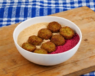 Falafel Topları & Humus (8 Adet) görseli