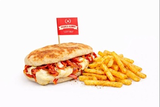 Bazlama Ekmeğine Kumru görseli