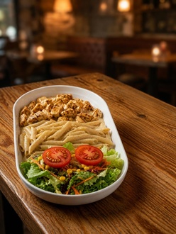 Kremalı Köri Soslu Tavuklu Penne Makarna görseli
