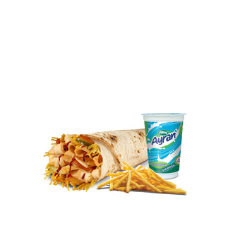 Acı Soslu Dürüm Tavuk Döner Menü görseli