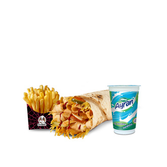 Acı Soslu Dürüm Tavuk Döner Menü görseli