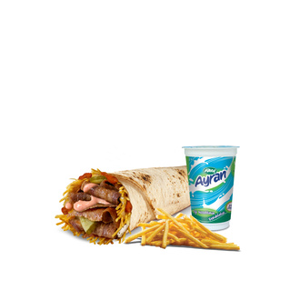 Kokteyl Soslu Dürüm Et Döner Menü görseli