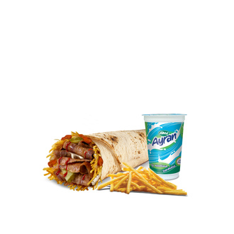 Acı Soslu Dürüm Et Döner Menü görseli