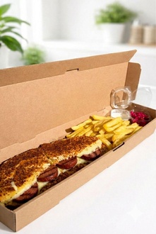 Sucuklu Kaşarlı Simit Tost görseli