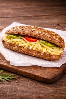 Krem Peynirli Kaşarlı Sandviç görseli