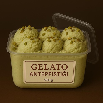 Antep Fıstıklı Gelato Dondurma (250 Gr.) görseli