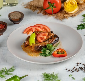 Vegan Patlıcan Bindallı görseli