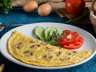 Mantarlı Omlet görseli