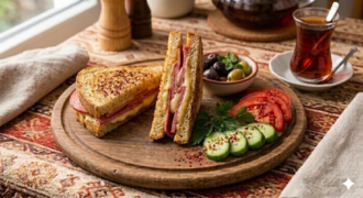 Kaşarlı Salamlı Tost görseli