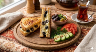 Kaşarlı Zeytinli Tost görseli